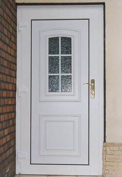 Panel Ametyst s ornamentn&iacute;m sklem a meziskeln&iacute; mř&iacute;žkou 18mm b&iacute;lou.